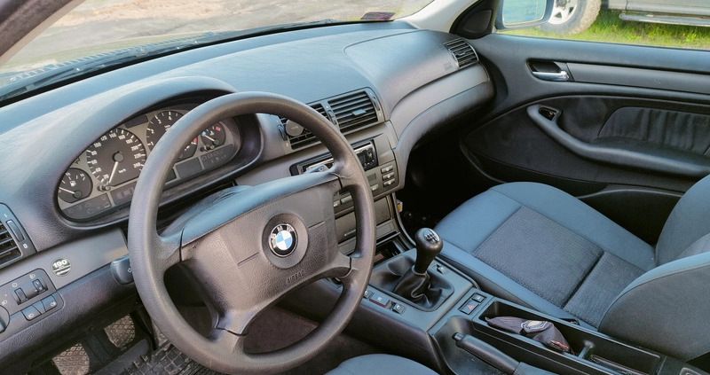 BMW Seria 3 cena 10000 przebieg: 190000, rok produkcji 2002 z Krośniewice małe 254